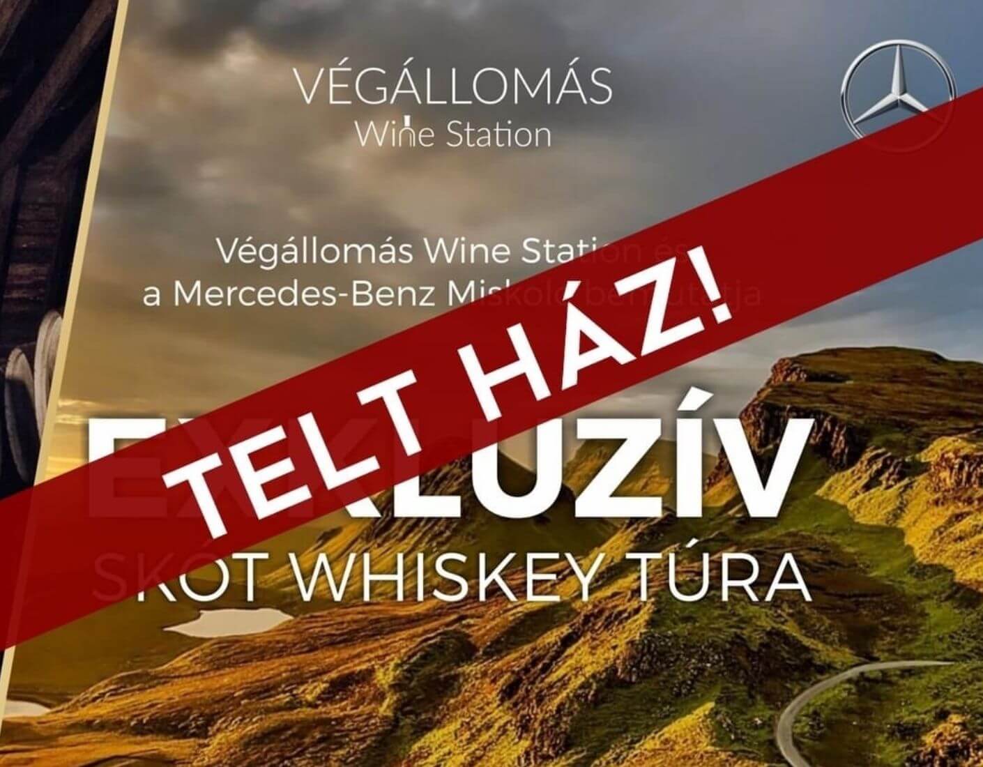 Exkluzív skót whisky túra