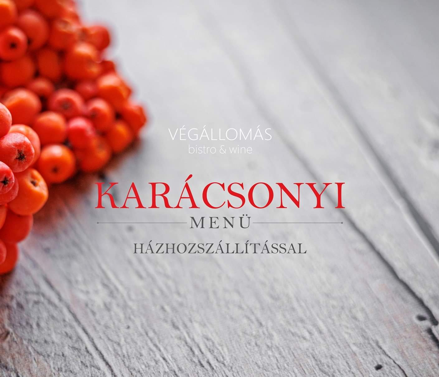 Karácsonyi elviteles/kiszállítós menü