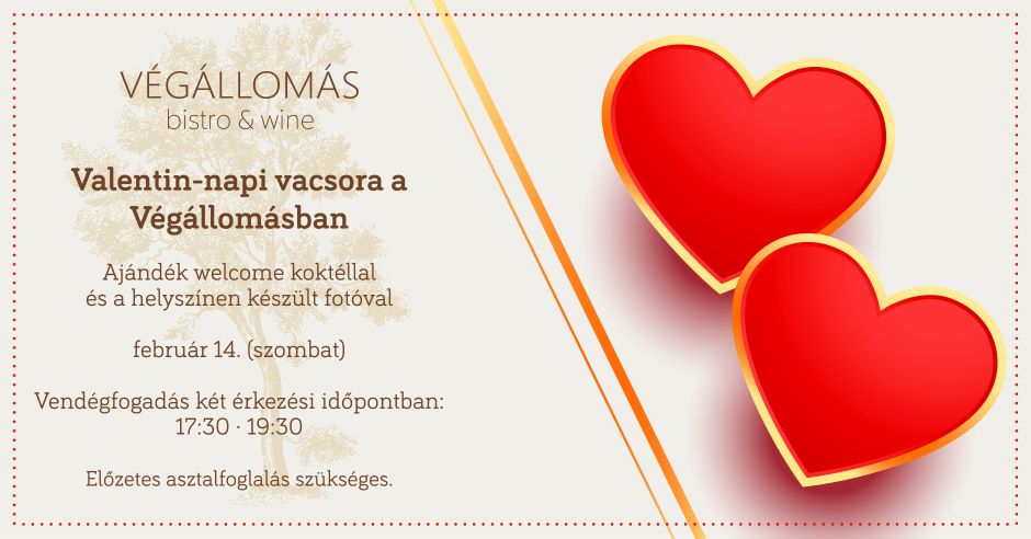 Valentin-napi vacsora a Végállomásban